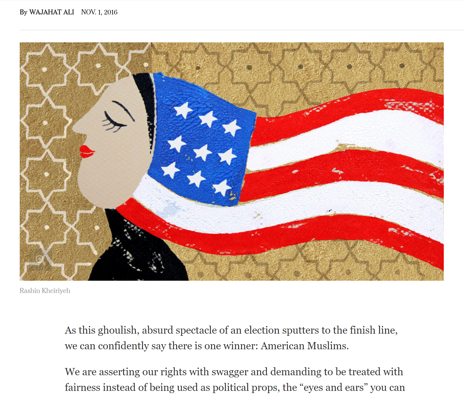 American Muslim Women In New York Times 2016
